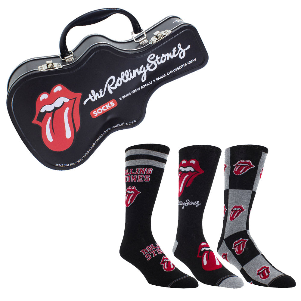 ROLLING STONES - (7月 新譜 記念 ) - Logos / GUITAR TIN SOCK BOX / 3足セット